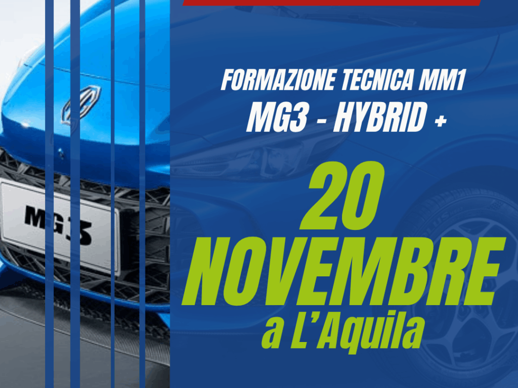 Corso di formazione su MG3 Hybrid+